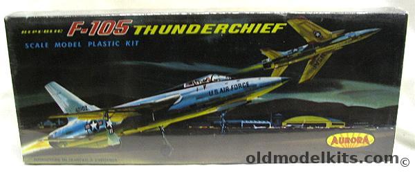 Aurora 1/78 Republic F-105 Thunderchief, 123-130 plastic model kit